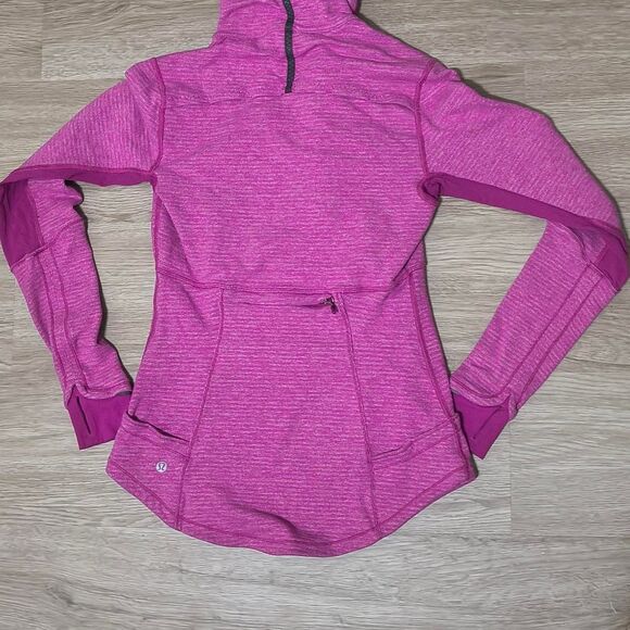 Lululemon Half-Zip Running Jacket – Magenta Pink (Women’s) - Picture 4 of 6